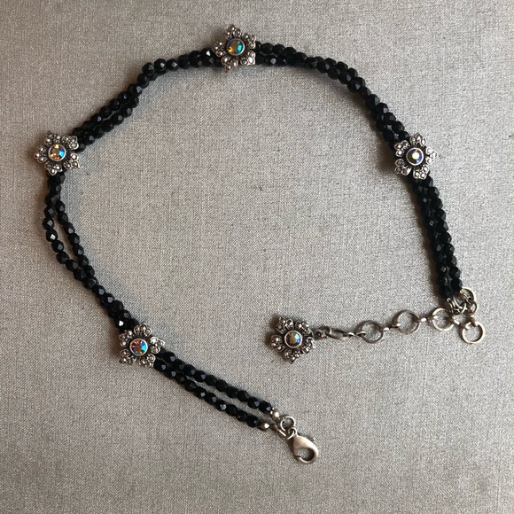 Sweet Romance Black Bead Wrap Bracelet- NWOT - Picture 7 of 8